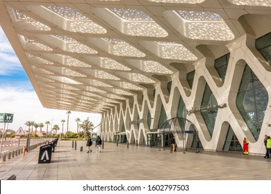 Marrakech/ Morocco. DECMBER 20, 2019. Marrakech Menara Airport, North Africa