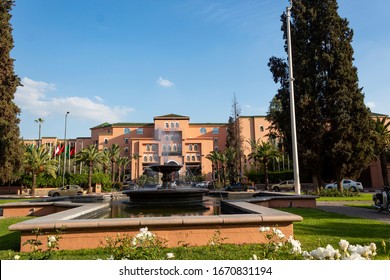 Marrakesh, Hivernage / Morocco - April 11 2019 : Sofitel Hotel 