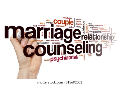 Marriage Counseling Word Cloud Concept