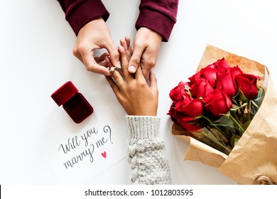 Marriage proposal engagement