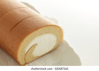 Marron Roll Cake, Chestnut Swiss Roll