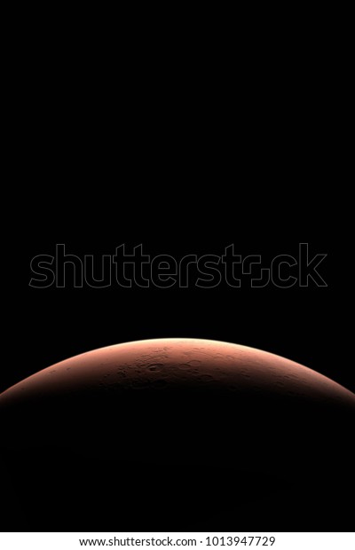Mars. Planets in solar system. Elements of this\
image furnished by NASA.