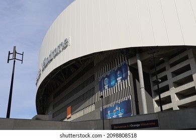 Marseille, France - 12 30 2021 : The Stade Vélodrome, Or Orange Velodrome Stadium, Football Stadium Of The Olympique De Marseille, Exterior View, City Of Marseille, Bouches Du Rhône Department, France