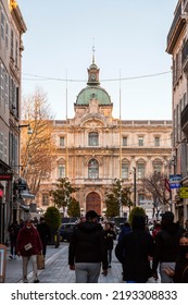 Marseille, France - January 28, 2022: Prefecture Of Bouches Du Rhone Building In Marseille, France.