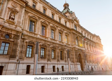 Marseille, France - January 28, 2022: Prefecture Of Bouches Du Rhone Building In Marseille, France.