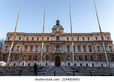 Marseille, France - January 28, 2022: Prefecture Of Bouches Du Rhone Building In Marseille, France.