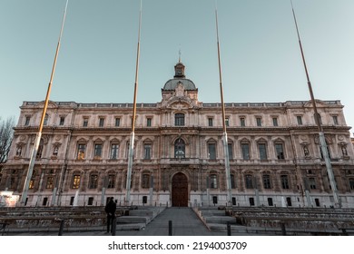 Marseille, France - January 28, 2022: Prefecture Of Bouches Du Rhone Building In Marseille, France.