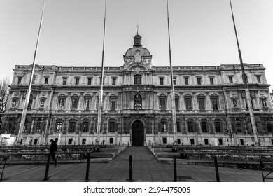 Marseille, France - January 28, 2022: Prefecture Of Bouches Du Rhone Building In Marseille, France.