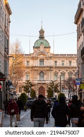 Marseille, France - January 28, 2022: Prefecture Of Bouches Du Rhone Building In Marseille, France.