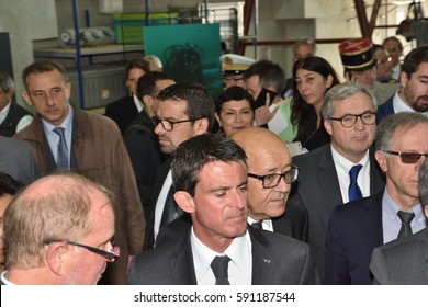 Marseille, France - March 02, 2017 : Manuel Valls, Former French Prime Minister