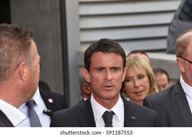 Marseille, France - March 02, 2017 : Manuel Valls, Former French Prime Minister