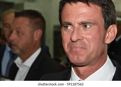 Marseille, France - March 02, 2017 : Manuel Valls, Former French Prime Minister