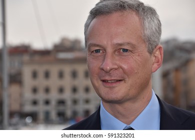 Marseille, France - March 02, 2017 : Bruno Le Maire 