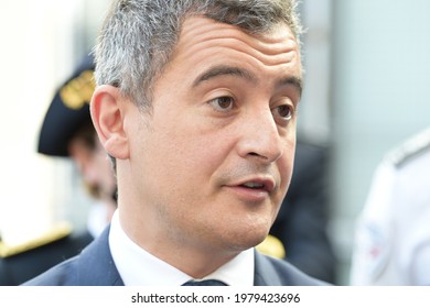 Marseille, France - May 24, 2021: Portrait Of Gerald Darmanin, Minister Of The Interior 