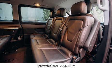Marseille, France - May 28, 2020: Mercedes Minibus, Interior