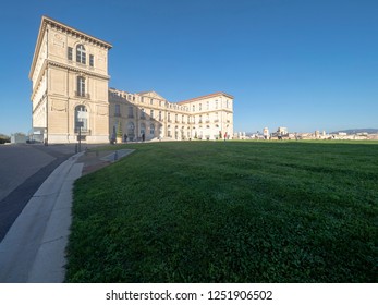 Marseille/France - November 18 2018: Palais du Pharo. The Palais du Pharo is a palace in Marseille, France. It was built in 1858 by Napoleon III for Eugénie de Montijo.