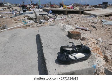 Marsh Arbour, Bahamas - September 11 2019 : The Mudd, Haitian Township In Abaco, Devastated By Hurricane Dorian