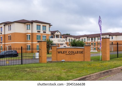 Marshall, Texas, USA - September 16th, 2021: Wiley College Is A Private, Historically Black, Liberal Arts College 