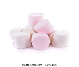 Marshmallow On White Background