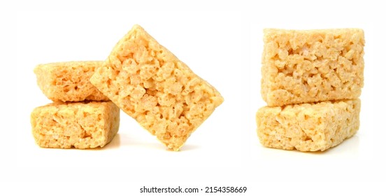 Marshmallow square bar on white