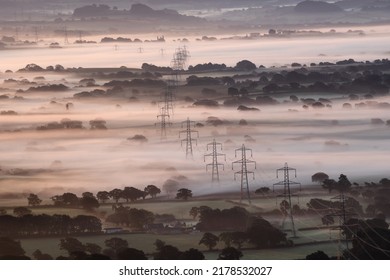 Marshwood Vale In The Morning Fog