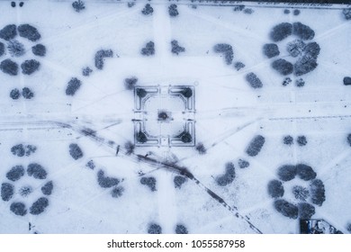 Marsovo square in winter