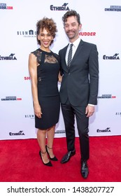 Marta Cunningman, James Frain attend 2019 Etheria Film Night at The Egyptian Theatre, Hollywood, CA on June 29, 2019