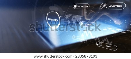 MarTech platform for marketing automation data analytics CRM and business workflow management