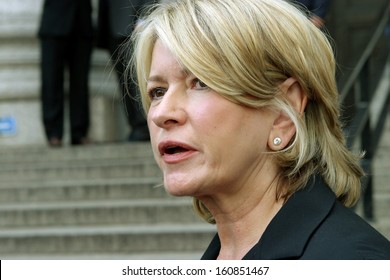 Martha Stewart Arrives At Federal Court In Manhattan For Sentencing July 16, 2004 In New York City