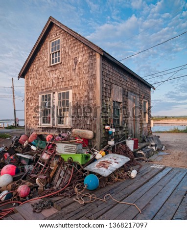 Similar – Image, Stock Photo sheds Fish Fishing village