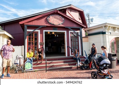 MARTHA'S VINEYARD, MA-September 2, 2016: Flying Horses Carousel.  Flying Horses Is America's Oldest Carousel.  