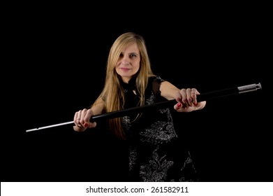 martial art girl - Powered by Shutterstock