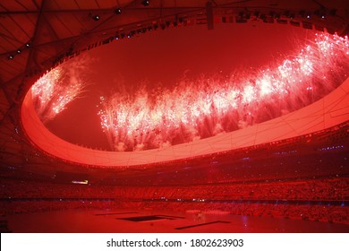 Martial Artists Performed Blackography During The 2008 Beijing Summer Olympics Opening Ceremony At The National Stadium In Beijing, China, On August 8, 2008.