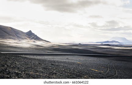 Martian Landscape - Rocky Road - Rocky Landscape In Iceland. Looks Like An Image Straight From Mars