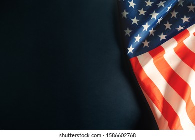Martin Luther King, Jr. Day Anniversary - American flag - Shutterstock ID 1586602768