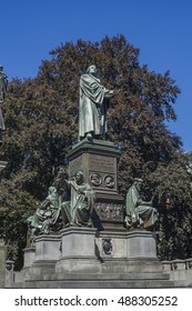 Martin Luther Memorial Worms Germany Stock Photo 488305252 