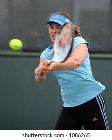 Martina Hingis At Pacific Life Open