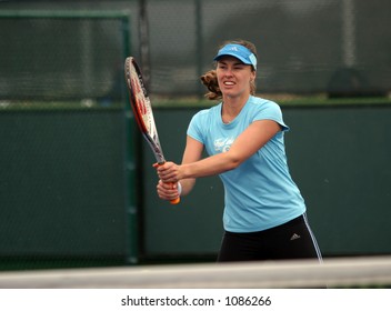 Martina Hingis At Pacific Life Open