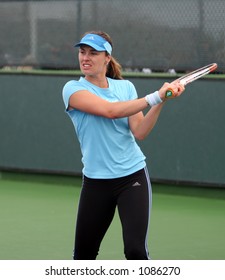 Martina Hingis At Pacific Life Open