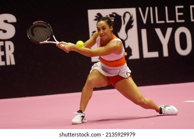 Martina TREVISAN (ITA) During The Open 6eme Sens, Metropole De Lyon 2022, WTA 250 Tennis Tournament On March 3, 2022 At Palais Des Sports De Gerland In Lyon, France