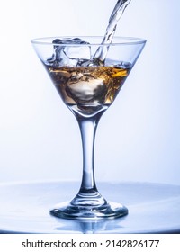 Martini, Cocktail, Martini Glass, Martini splash
