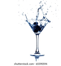 Martini Glass Splash