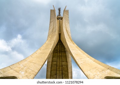 Martyrs Memorial For Heroes Killed During The Algerian War Of Independence. Algiers, North Africa