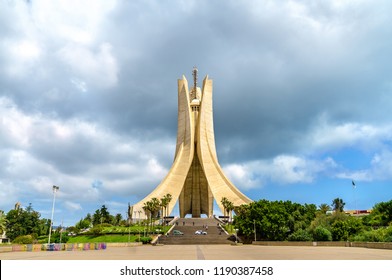 Martyrs Memorial For Heroes Killed During The Algerian War Of Independence. Algiers, North Africa