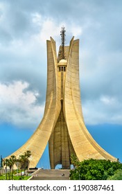 Martyrs Memorial For Heroes Killed During The Algerian War Of Independence. Algiers, North Africa