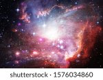 Marvelous galaxy in a deep space. The elements of this image furnished by NASA.