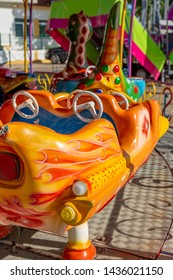 Mary Go Round At A Local City Fair In Portugal