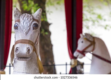 Mary Go Round Wooden Horse In Riga