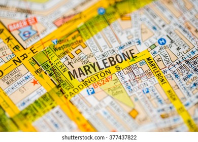 Marylebone London Uk Map 260nw 377437822 