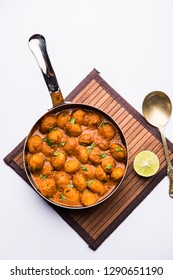 Masala Soya Chunk Curry Made Using Soyabean Nuggets And Spices - Protein Rich Food From India